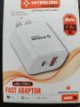 INTERLINK fast turbo adapter USB+type C pd fast charger adapter iPhone Android specialiy for iPhone. 2.8A. 