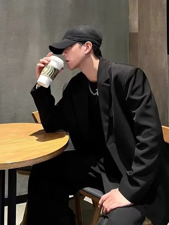 Menswear%20Classic%20Blazer%20Mens%20Casual%20Lightweight%20Jacket%20Autumn%20Korean%20Style%20Black%20Coat%20Fashion%20High%20Street%20Single-breasted%20Blazer%20-%20Image%206