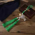 Cucurbit Aromatherapy Car Essential Oil Diffuser Pendant with Tassel Air Freshening Perfume Bottle Ornaments Glass. 
