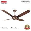 USHA Aldora 1320mm Premium Ceiling Fan (Antique Copper). 