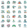 💥Ready to ship💥Hatsune Miku anime 50 sheets sticker waterproof removable sticker car trunk 音ミ. 