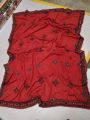 Balochi chadar four sided embroidered with full handmade work in multi thread with mirrors. 