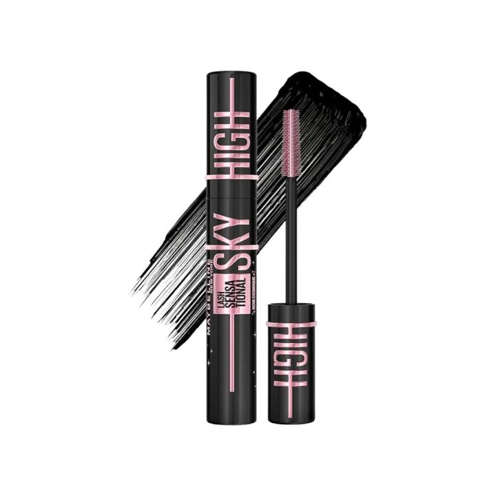 Sky High Washable Mascara Makeup, Volumizing, Lengthening, Defining, Curling, Multiplying, Buildable Formula, Cosmic Black, 1 Count
