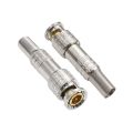 BNC JR-B25 Male Solderless BNC Connector for Security CCTV Camera System Wired CCTV Camera Security System Kit(Solderless,1PCS). 