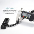 Hotel & Home Stainless Steel Anti-Lock Door Chain, Anti-theft Chain, Security Protection Home Door Lock, Multi-color Optional. 