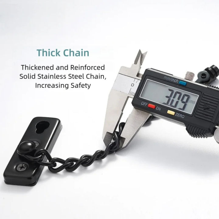 Hotel%20&%20Home%20Stainless%20Steel%20Anti-Lock%20Door%20Chain,%20Anti-theft%20Chain,%20Security%20Protection%20Home%20Door%20Lock,%20Multi-color%20Optional%20-%20Image%205