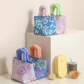2026 Cartoon Lunch Bag Portable Cute Thickened Insulation Bag Handheld Lunch Box Bag Children School Aluminum Foil Storage Bag.