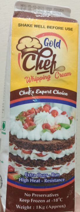 GOLD CHEF WHIPPING CREAM (1KG)