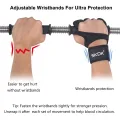 SKDK Weight Lifting Fitness Gloves With Wrist Wraps Silicone Gel Full Palm Protection Gym Workout Gloves Power Lifting Equipment. 