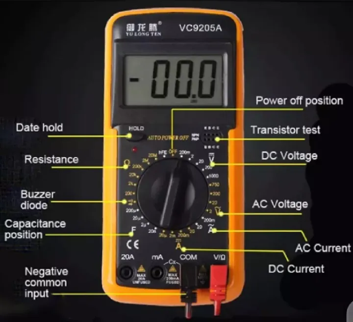 Digital%20Multimeter%20vc905a%20Volt%20amps%20Defender%20ohms%20Transistor%20Examination%20-Multimeter%20-%20Image%202