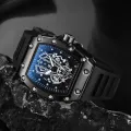 Foreign Trade Watch Large Dial For Men Quartz Waterproof Sport Square Luminous Watch For Men. 