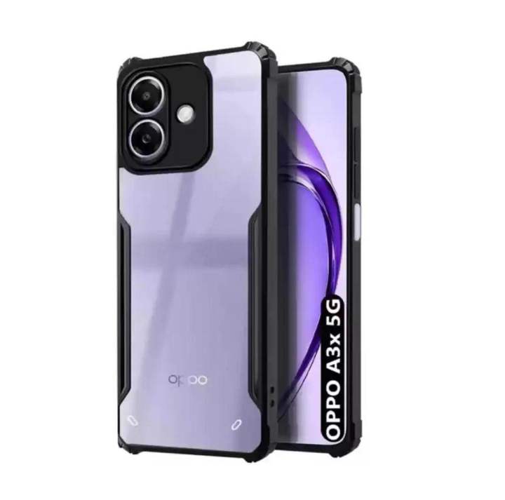 For Oppo A3x / Oppo A3 5G Shockproof Airbag protective Bumper Case Phone back Cover Mobile Cover - Mobile Back Cover