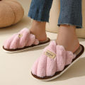 Winter Warm Plush Women Slippers Non Slip Soft Shoes Comfort Flat Heel Indoor Bedroom Couple's Slippers for Home Shoes.