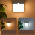 Motion Sensor Led Light Usb Charging Square Lamp for Bedroom Kitchen Stair Hallway Wardrobe Cupboard Lighting. 