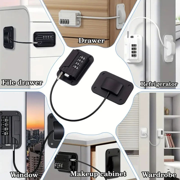 Password%20Baby%20Safety%20Lock%20Home%20Security%20Protection%20Window%20Securities%20Lock%204-Round%20Cipher%20Window%20Lock%20For%20House%20Refrigerator%20-%20Image%204