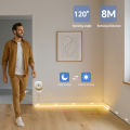 5M 10M PIR Motion Sensor LED Ceiling Light Strip 24V WS2811 Pixels Addressable Chasing Tape For Room Corridor Entrance Door Lamp. 