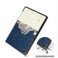 For  Xiaoxin Pad 2022 10.6" Tab M10 Plus 3rd Gen Case TB128FU TB125FU Funda Tablet Tri-Fold Magnetic Stand Cover+Film+Pen. 
