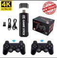 X2 Plus Game stick 64GB 37,000 plus Games, Game Stick 3D HD Retro Video Game Console 2 Wireless Controller 30 plus Emulator For PS1/N64/DC MORE. 