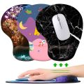 Wrist Rest Mouse Pad Silicone Ergonomic Hand Support Non Slip Gaming Mice Mat Soft Comfortable For Desktop PC Laptop Computer.