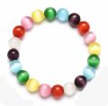 Top Trending 8 mm Natural Rainbow Hand Chain - Brazilian Gemstone Bracelet for Women, Vibrant Colorful Beads, Ideal for Daily Wear, Everyday Accessory|Vibrant Beaded Bracelet|Smooth Texture. 