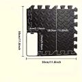 16Pcs Non-slip Waterproof Fitness Mat Shock-absorbing Floor Protection Splicing Exercise Mat Power Yoga Training Floor Tiles.