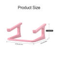 Ergonomic laptop stand with keyboard stand - portable desktop lift, suitable for MacBook, PC, tablet - sturdy. 