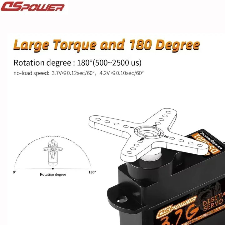 DSPOWER%202g%203.7g%204.3g%205g%206g%208g%209g%20Micro%20Digital%20Servo%20JR/JST%20Plug%20Mini%20Servos%20Motor%20for%20RC%20Car%20Fixed-wing%20Plane%20Robot%20Accessories%20-%20Image%203