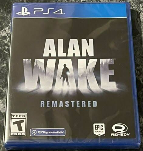 Alan Wake Remastered PS4 Slightly Used Disk PS5 Upgradeable Playstation 4