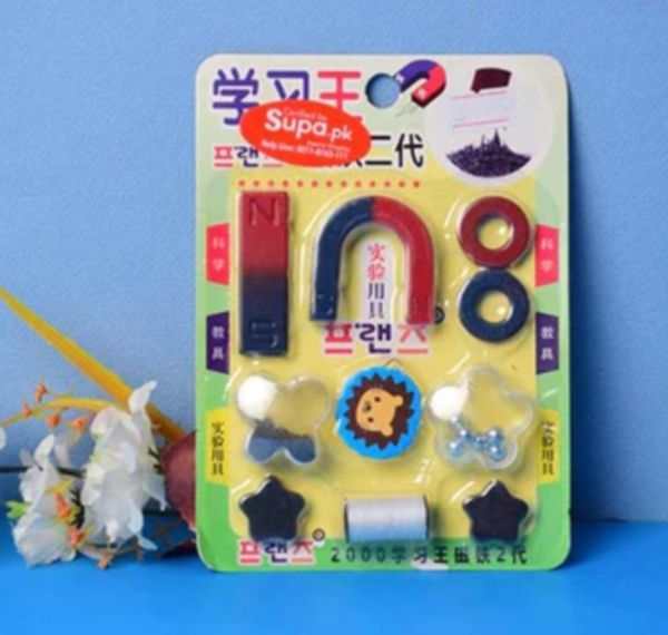 Science Magnets Set 10 pcs for Education Science School Classroom Experiment Tools 
DIY Student Experiment Series-Physics Magnet Polarity Power Discovery Educational School Science Toy Kit