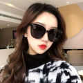 Korean-style men and women big square sunglasses. 