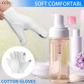 〔CC55〕Soft Cotton Moisturizing Gloves For Dry Cracked Hands Bedtime Spa Treatment Lotion Locking Exfoliating. 