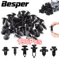 Car Retainer Clips 6 Popular Sizes Fasteners Automotive Plastic Clips Kit Auto Trim Panel Clip Mixed Car Body Bumper Rivet. 