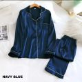Plain Silk Night Dress For Girl/Silk Night Suit For Women/Girls/Silk Sleepwear For Women/Silk Nightwear for women pjs for women. 