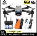 K3/E99 Pro Drone Professional Quadcopter Obstacle Avoidance Drones RC Helicopters 4K Dual Camera Dron Remote Control Toys. 