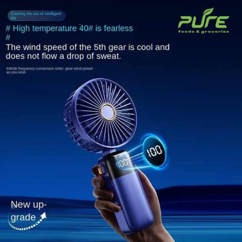 4000mAh%20Handheld%20Mini%20Fan%20Foldable%20Portable%20Neck%20Hanging%20Fans%205%20Speed%20USB%20Rechargeable%20Fan%20with%20Phone%20Stand%20and%20Display%20-%20Image%202