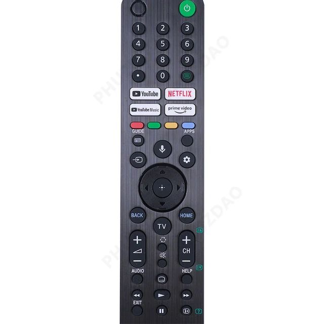 Sony Bravia Voice Control Tv Remote with Netflix Youtube prime Video Youtube Music Button