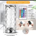 16 color RGB crystal desk lamp Rose lamp touch adjustable bedroom decorative price 1400. 