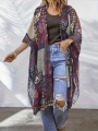 Plus-Size Women's Bohemian-Style Casual Beach Vacation Summer Cover-Up.