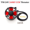 BOGIRC 12-24V 500W Underwater Thruster with Bracket T60/T90/T110 Thruster Compatible For Underwater Robot Kayaks Paddle Boards.