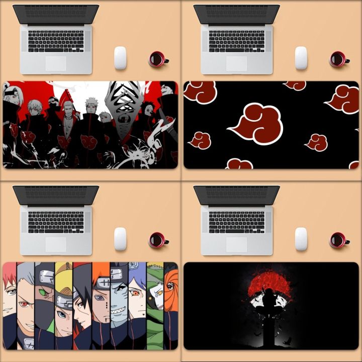 N-NARUTO Anime Akatsuki Bilibili Mouse Pad Large Gaming Compute Gamer ...
