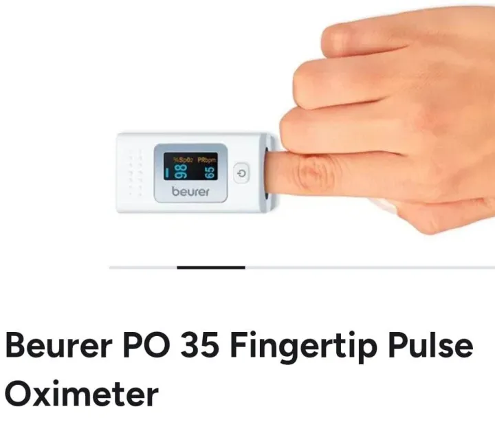 Beurer finger pulse oximeter
