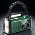 10000mAh Emergency Solar Crank AM FM Weather Alert Radio USB C Charger Flashlight SOS Alarm Compass Outdoor Gear. 