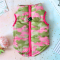 Printed Warm Zipper Dog Vest New Traction Buckle Vest Pet Coat For Puppy Chihuahua Casual Universal Dog Jacket Pet Clothing. 