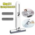 Sponge Straw Cleaning Small Cleaner Mini Mop Powerful Squeeze Folding Home Self-squeezing Floor Washing Mops Clean Tools. 