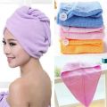 Quick Dry Microfiber Bathrobe Magic Hair Towel Super Absorbent Bath Shower Wrap Soft Comfortable Water Uptake Suction Cap. 