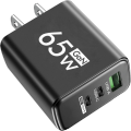 GaN Type C PD Charger 3 Ports USB Fast Charging Cellphone Adapter Quick Charger 3.0 For iPhone 15 14 Xiaomi Samsung Huawei.