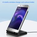 Wireless Charger Dock Desktop Phone Holder Stand For iPhone 16 15 14 13 12 Pro Max  S25 S24  Fast Charging Station. 