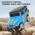 JCMO Mini RC Car 1:64 App/2.4Ghz Remote Control Desktop Small Portable Toy Off Road Vehicle Alloy Carshell For Children Gift New. 