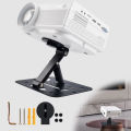 Projector Stand Table Foldable Desktop Mount Ceiling 180° Adjustment Universal 1/4" Screw For Most Mini Projectors. 