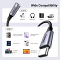 UGREEN 80154 USB C to 3.5mm Audio Adapter Type C to Headphone Aux Jack Dongle 24bit/96kHz HiFi DAC Cable Cord Compatible with iPhone 15 Pro Max/15 Pro/15 Plus, iPad, Galaxy S23 Ultra, Pixel 7, Grey. 
